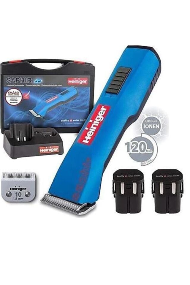 Heiniger Saphir Evcil Hayvan Kırkma Makinesi Iki Akülü.